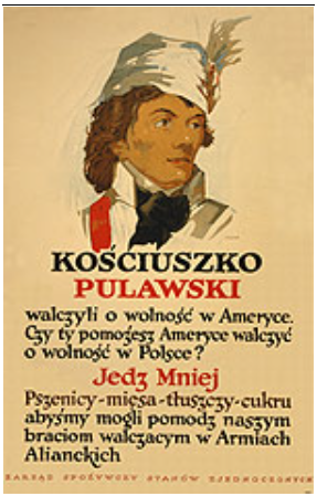 Kościuszko Puławski propaganda poster