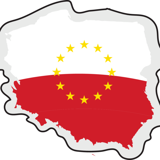 Poland with EU stars